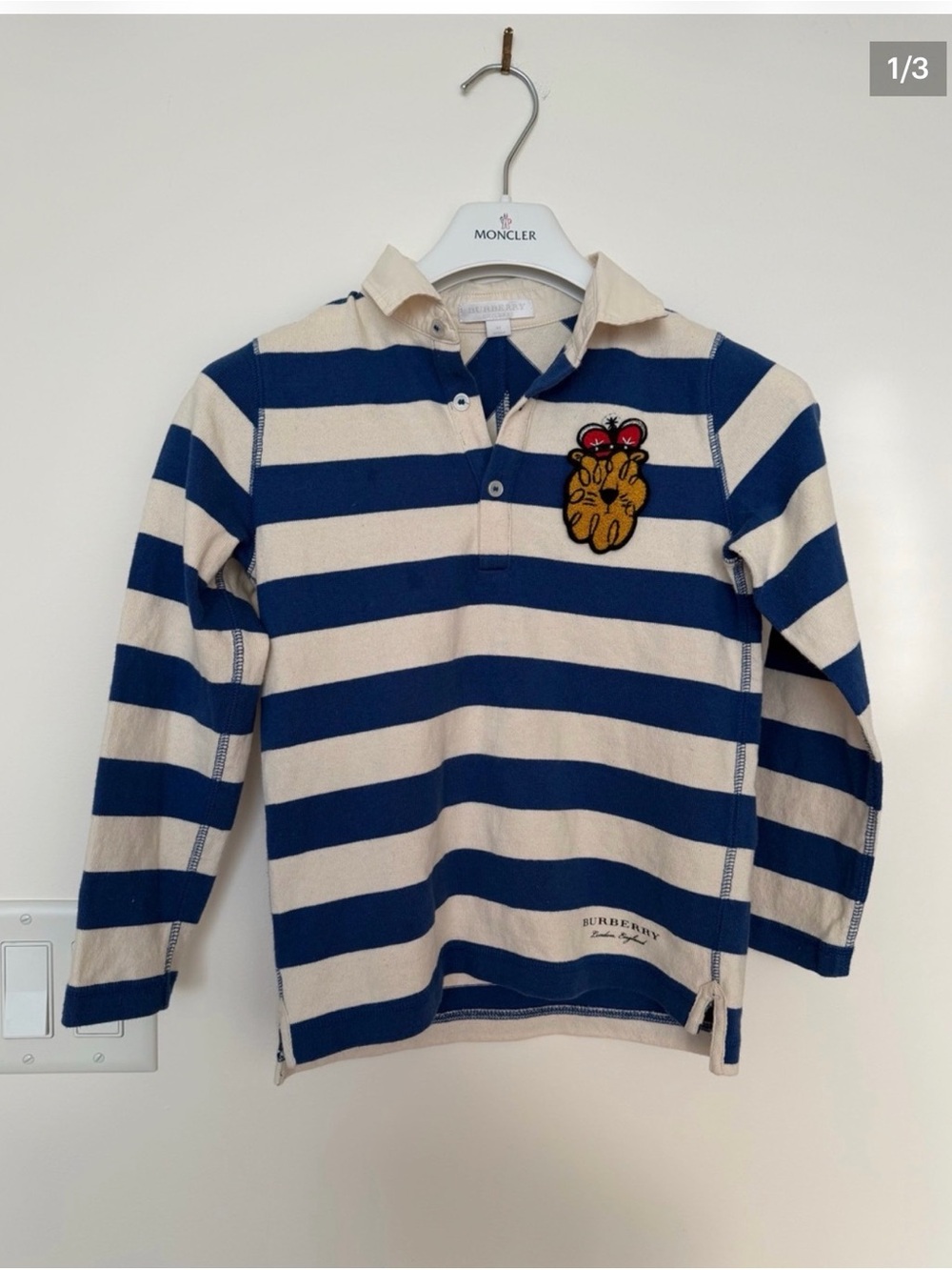 Burberry Long-Sleeve Polo for Kids